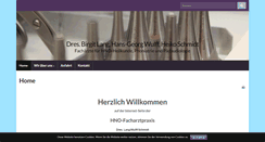 Desktop Screenshot of hno-fachaerzte-giessen.de