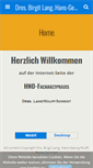 Mobile Screenshot of hno-fachaerzte-giessen.de